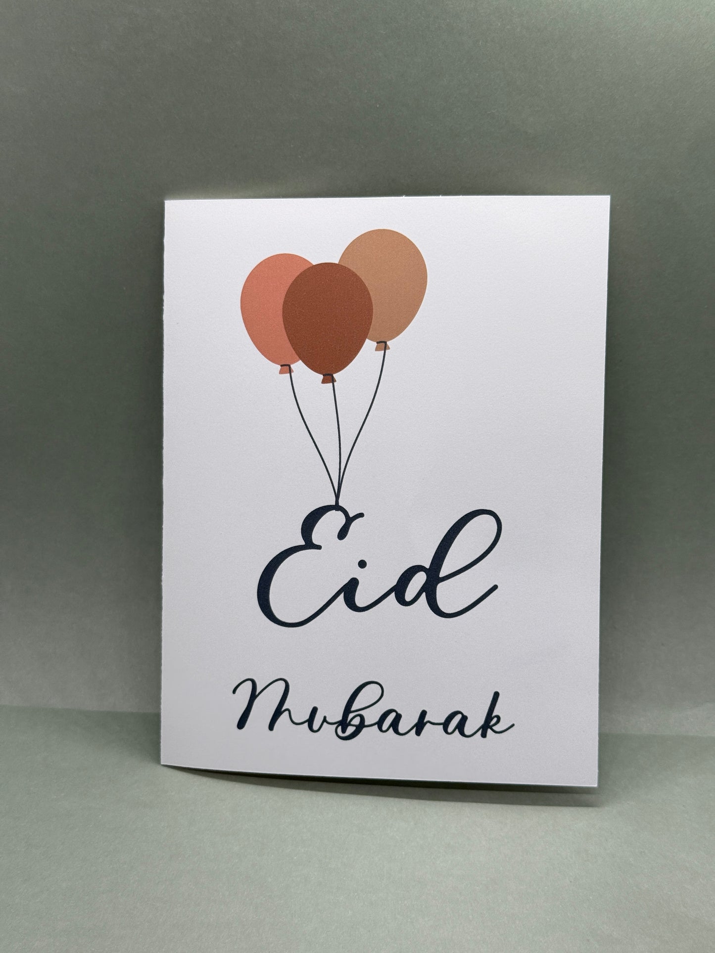 Eid Mubarak Greeting Card | Balloons
