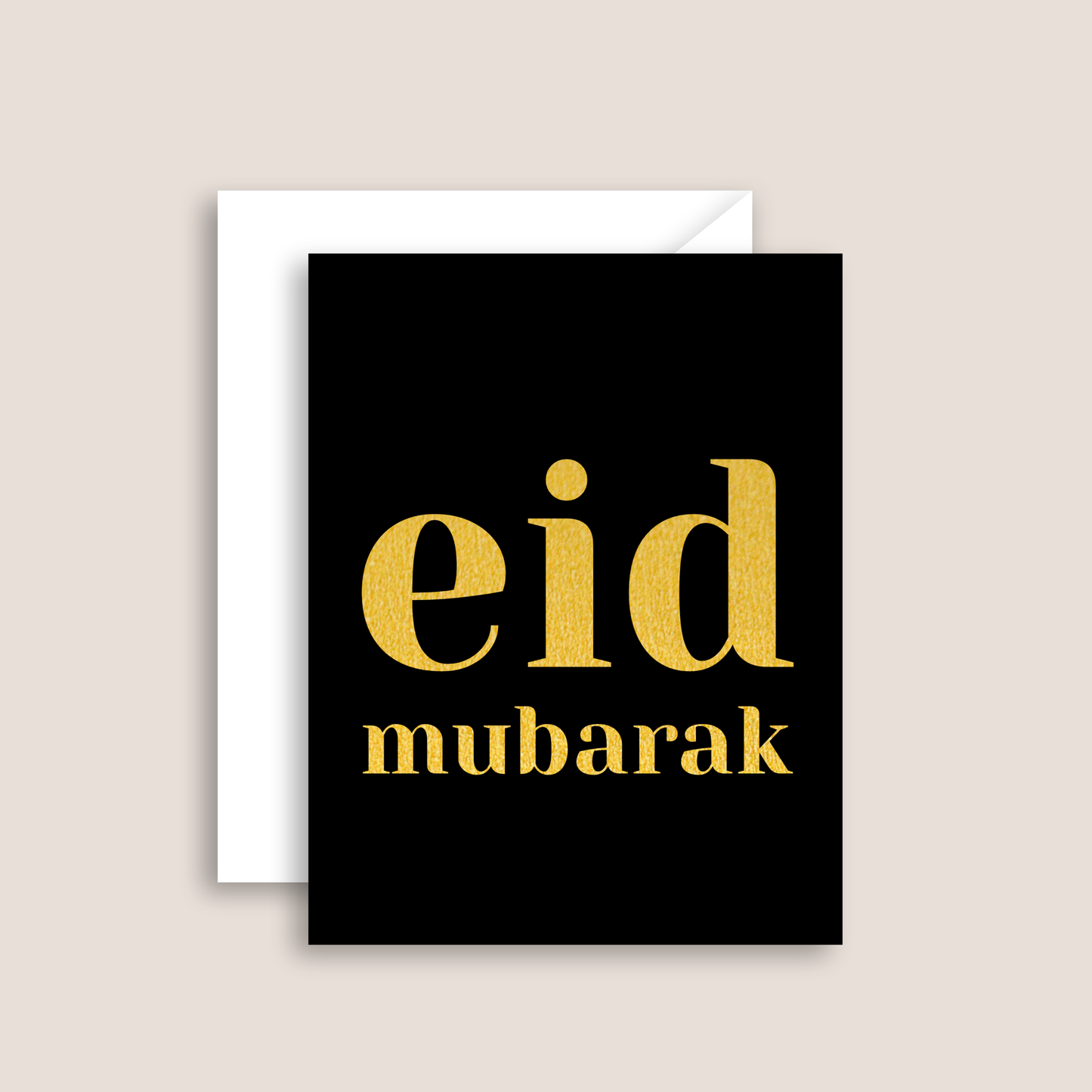 Eid Mubarak Greeting Card | Big & Bold - Lux Edition
