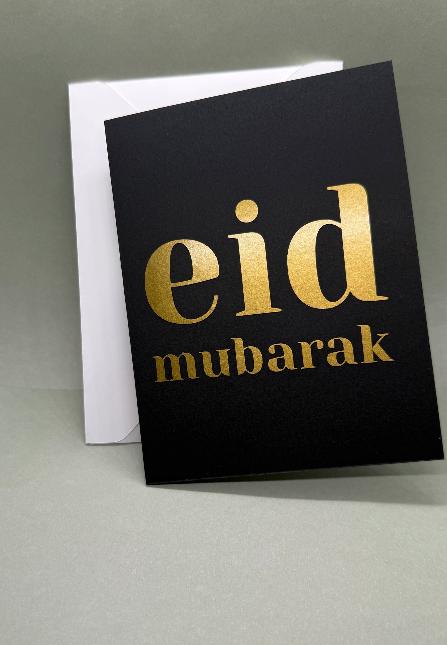 Eid Mubarak Greeting Card | Big & Bold - Lux Edition