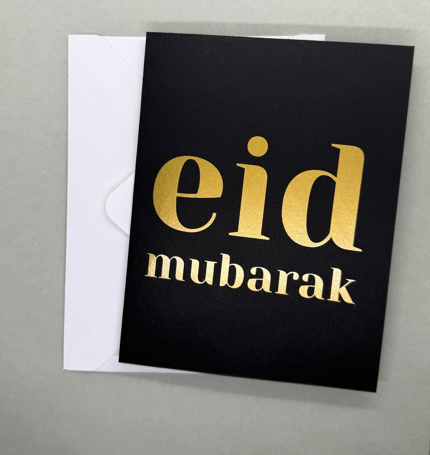 Eid Mubarak Greeting Card | Big & Bold - Lux Edition