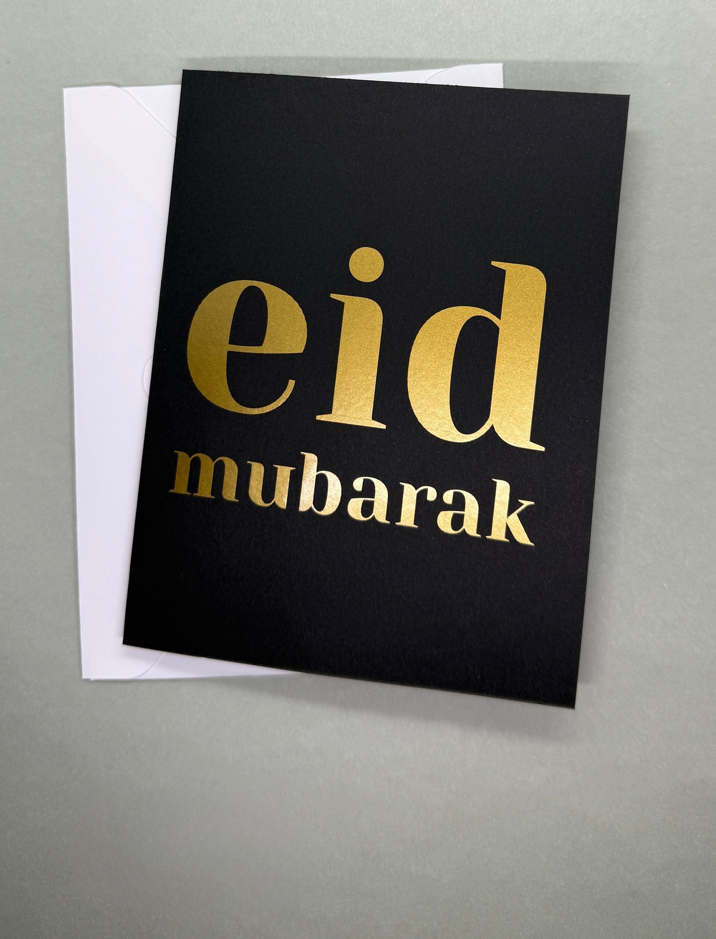 Eid Mubarak Greeting Card | Big & Bold - Lux Edition
