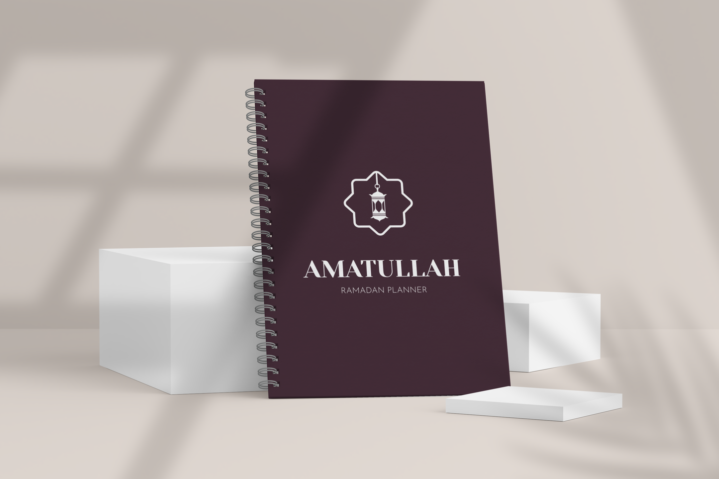 Personalized 2025 Ramadan Planner | Wire Binded