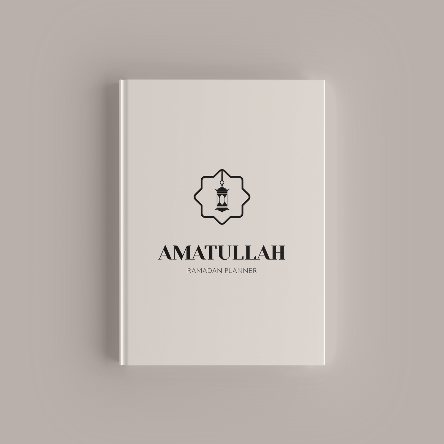 Personalized 2025 Ramadan Planner | Hardcover