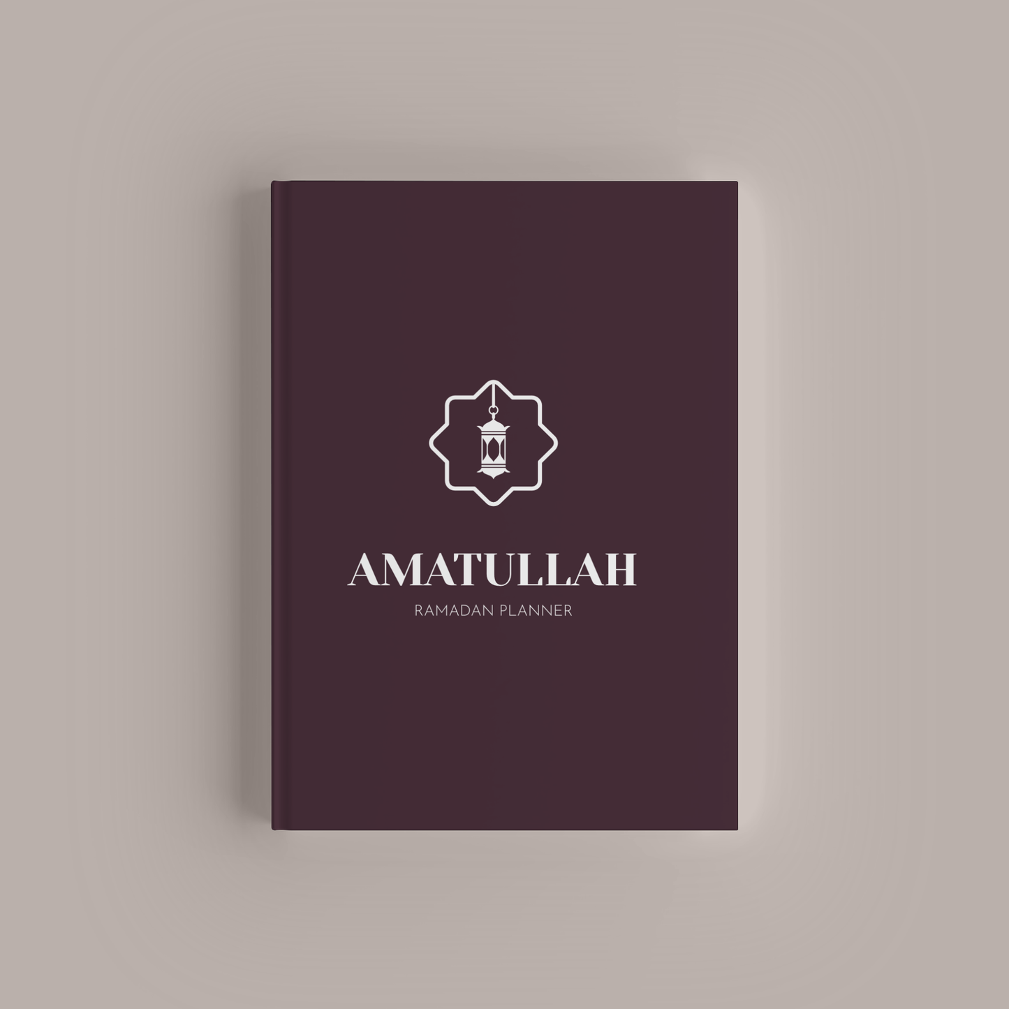 Personalized 2025 Ramadan Planner | Hardcover