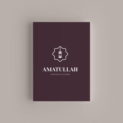 Personalized 2025 Ramadan Planner | Hardcover