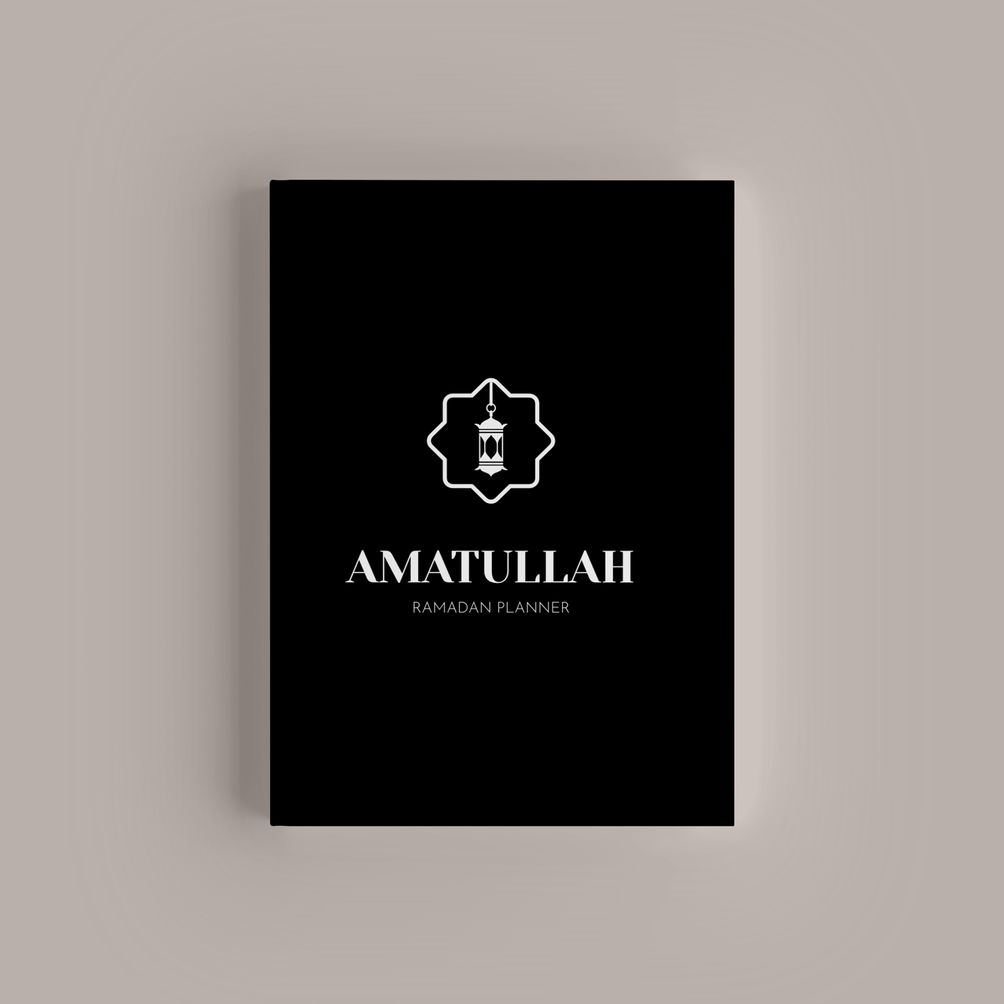Personalized 2025 Ramadan Planner | Hardcover